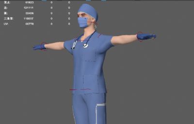 男医生 医护人员 手术医生