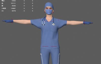 男医生 医护人员 手术医生