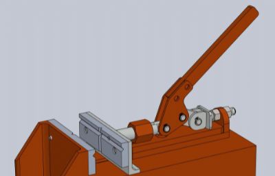 快速释放台虎钳铰链式