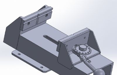 快速释放台虎钳凸轮式