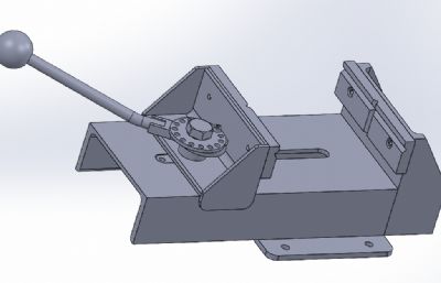 快速释放台虎钳凸轮式