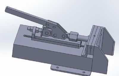 快速释放台虎钳铰链式