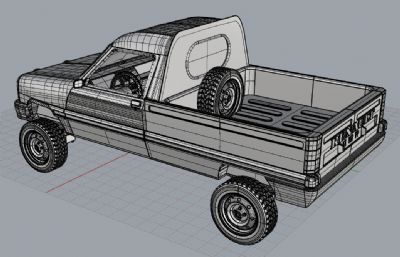 雷诺Express皮卡模型