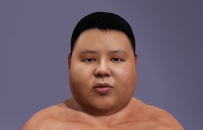 良子 大胃袋这一块 写实男性数字人 抽象搞笑吃播 有跳舞动作