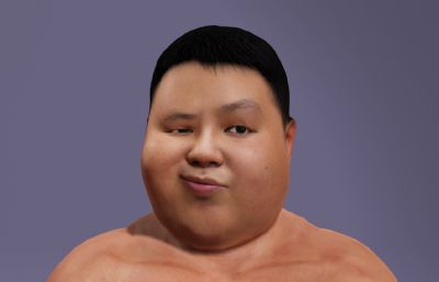 良子 大胃袋这一块 写实男性数字人 抽象搞笑吃播 有跳舞动作