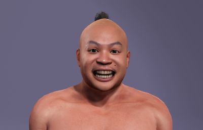 那我问你，你的头怎么尖尖的？肌肉猛男 健身教练数字人