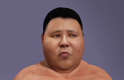 良子 大胃袋这一块 写实男性数字人 抽象搞笑吃播 有跳舞动作