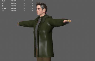 年青帅哥秋冬装 夹克外套时尚青年男人