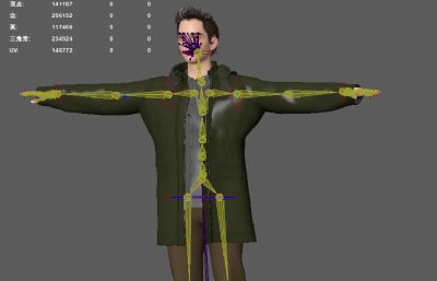 年青帅哥秋冬装 夹克外套时尚青年男人