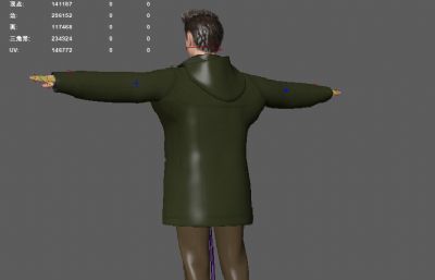 年青帅哥秋冬装 夹克外套时尚青年男人