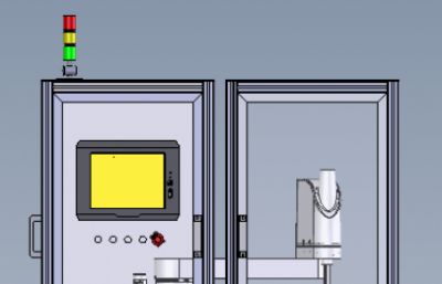 药瓶侧身扫码抓取称重设备