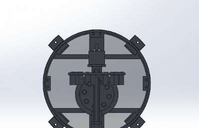 研磨谷物风车模型