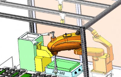 在线视觉点胶和自动贴合机