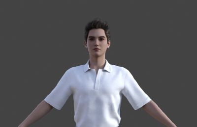 休闲服装 夏装帅哥 城市男青年