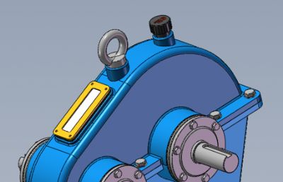 一级直齿轮减速器