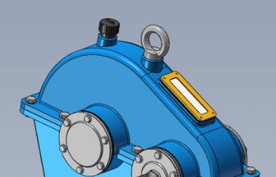 一级直齿轮减速器