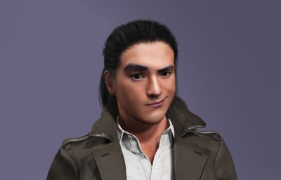 经典港片男神 金城武数字人 雄狮般的男人