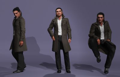 经典港片男神 金城武数字人 雄狮般的男人