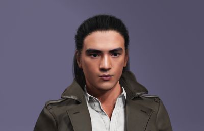 经典港片男神 金城武数字人 雄狮般的男人