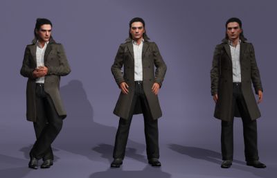 经典港片男神 金城武数字人 雄狮般的男人