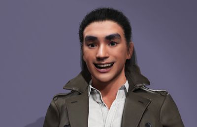 经典港片男神 金城武数字人 雄狮般的男人