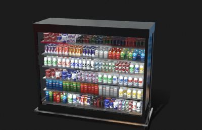 超市冷饮货架 冷饮冰箱 冰柜 新鲜牛奶保鲜冰柜