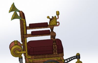 蒸汽朋克机械轮椅
