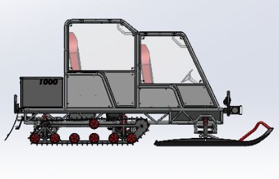 追踪器式滑雪车