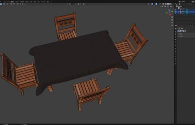 木制餐桌 桌子 桌椅