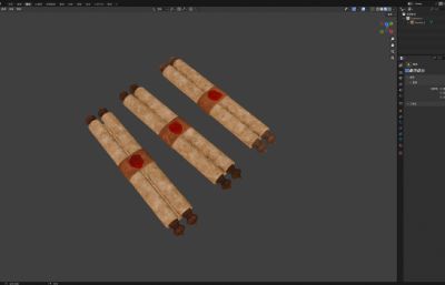 中世纪卷轴字画 书信诏书 传召文件