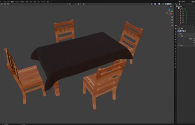 木制餐桌 桌子 桌椅