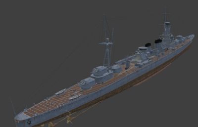 十胜号巡洋舰obj模型