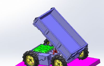 遥控电动自卸四驱运输车STEP