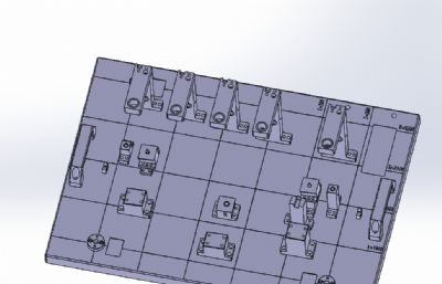 汽车后门内饰检具