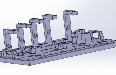 汽车后门内饰检具