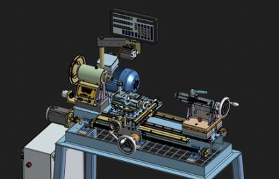 电子丝杠手动ER32夹头车床