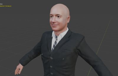 亚马逊创始人贝索斯 光头大亨 直播虚拟人