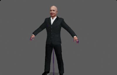 亚马逊创始人贝索斯 光头大亨 直播虚拟人