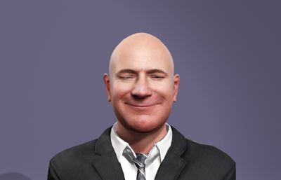 亚马逊创始人贝索斯 光头大亨 直播虚拟人