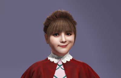 美依礼芽写实模型,比斯姬造型,萝莉数字人跳舞《极乐净土》