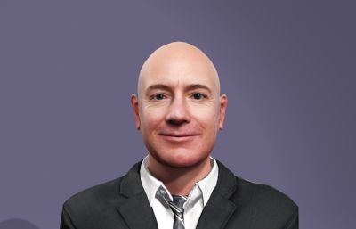 亚马逊创始人贝索斯 光头大亨 直播虚拟人