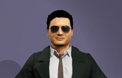 经典港片《英雄本色》发哥 风衣墨镜男神小马哥 数字人