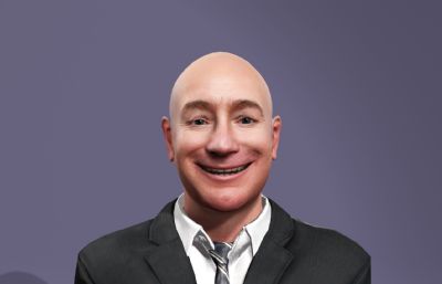 亚马逊创始人贝索斯 光头大亨 直播虚拟人
