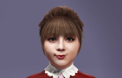 美依礼芽写实模型,比斯姬造型,萝莉数字人跳舞《极乐净土》