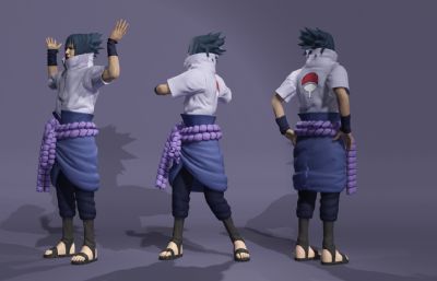 宇智波佐助真人版 抽象忍者虚拟人 男神哥哥