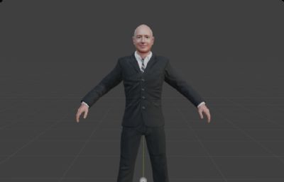 亚马逊创始人贝索斯 光头大亨 直播虚拟人