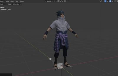 宇智波佐助真人版 抽象忍者虚拟人 男神哥哥