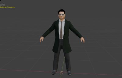 经典港片《英雄本色》发哥 风衣墨镜男神小马哥 数字人