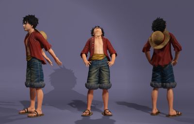 路飞真人版 动漫卡通主角跳舞《极乐净土》