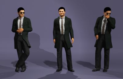 经典港片《英雄本色》发哥 风衣墨镜男神小马哥 数字人